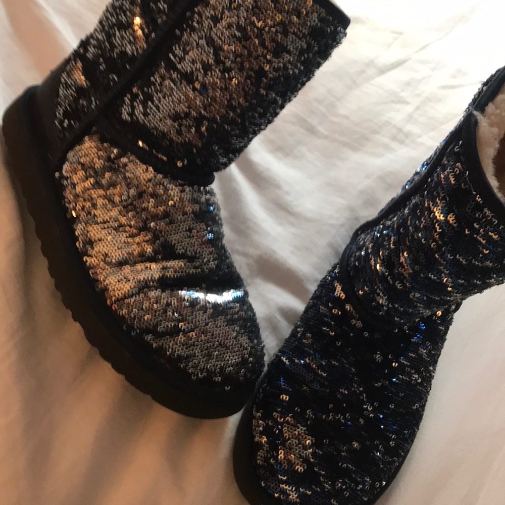 Reversible Sequin Uggs - image 4